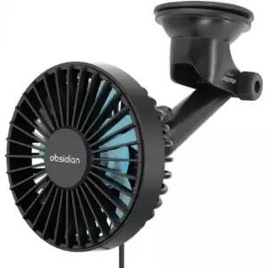 [CAR] 송풍구 미니 선풍기 부착형 유리 팬 서큘레이터 차량 자동차용 에어