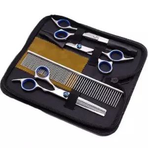 [반려] 미용도구 커브가위 세트 반려동물 스텐 셀프 숱가위 미용가위 강아지