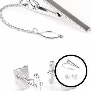 넥타이핀 커프스버튼 세트 남자악세사리 넥타이핀 커프스버튼 와이셔츠 패션악세사리 남성패션 정장악세사리 비즈니스 스타일 아이템