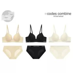 코데즈컴바인 이너웨어 노와이어여성 SET 3종 BRBP162SKBKCRM 129121