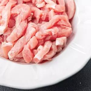 돈등심 잡채용 소분 냉장 가정볶음요리용 돼지등심 돼지고기등심 돈등심 잡채용등심