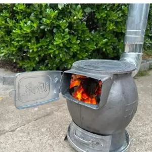 석탄화로 레트로 감성 석탄 불멍 타입옵션 연통 캠핑장