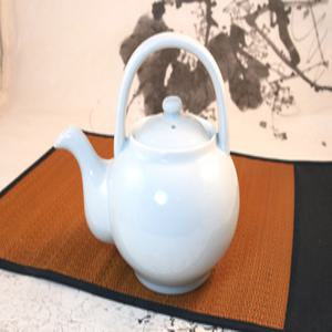 백자 도자기손잡이 주전자 (600ml) / 제기 제사 제사용주전자 다기 다도용품 다도교육