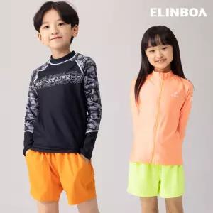 26 아동 주니어 남아 루즈핏 래쉬가드 비치점퍼 생존수영 올인원 스윔슈트 보드숏