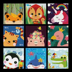 액자형 DIY 보석십자수  그림 유화 비즈