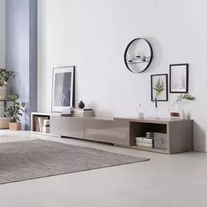 리바트 뉴타이드 그레이 확장형 거실장