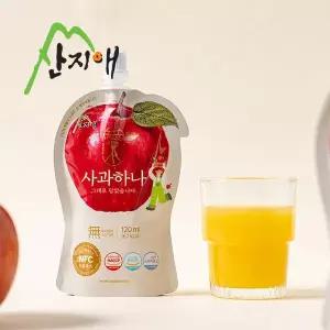[산지애] 사과원액주스 30팩 / 사과즙, 100% 착즙, NFC