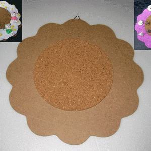 [열린화방]메이킹월드 콜크메모판(꽃)/메모판/메모보드/콜크판/코르크판/메모꽂이/칠판