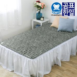 곰표한일 무자계 안심 전기요 장판 온열매트 스퀘어그레이 중형