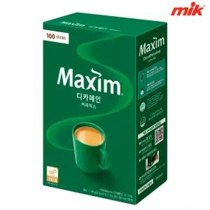 맥심 디카페인 커피믹스 100T [카누 미니/라떼/심플/화이트골드/커피만/오리지날/모카골드]