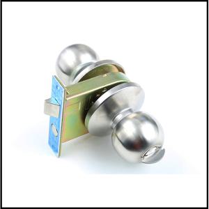 현관문 손잡이 원형 방화문 실린더 스텐 문고리 1-2-3