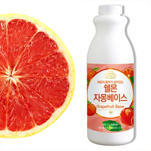 쉘몬 과일 농축액 에이드 베이스 1kg 자몽