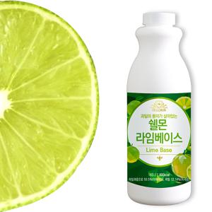 쉘몬 과일 농축액 에이드 베이스 1kg 라임