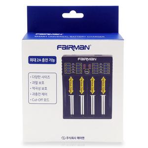 리튬이온 니켈수소 니카드 배터리 4구 충전기 FLIC-420