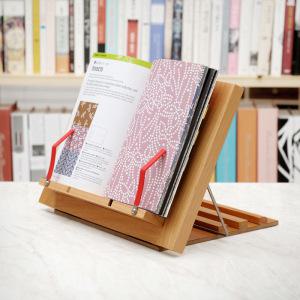 우드로하우스 휴대용 원목독서대 각도조절 디자인 독서대