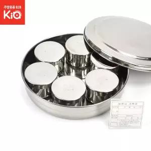 원형 보존식용기 6P 7P 8P 음식보관 단체 보관용기
