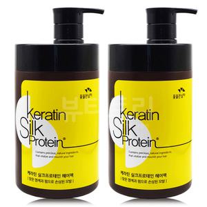 꽃을든남자 케라틴 실크프로테인 헤어팩 1000mlX2개