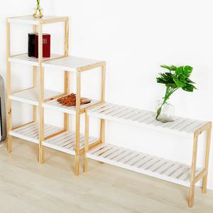 원목신발장/수납장/화분정리대/선반/3단