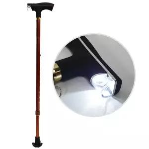 [캠프닉]초경량 노인 지팡이 CN-1000 어르신 할머니 할아버지 안전 효도지팡이 led지팡이 보행보조