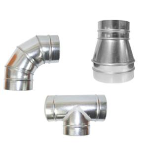 함석덕트 엘보 T자 레듀샤 등 닥트 / 송풍기 시로코팬 환풍기 연결