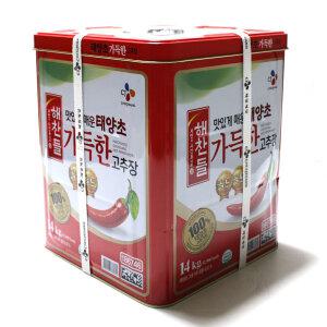 씨제이제일제당 해찬들 맛있게 매운 태양초 가득한 고추장 14Kg 이강산닷컴