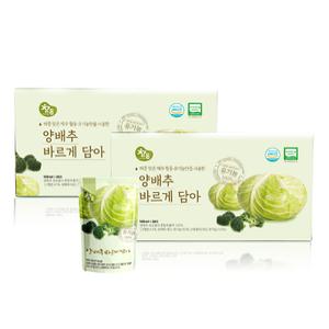 참든 유기농 양배추즙 양배추 바르게 담아 100ml x 60포