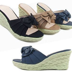 [뮤즈몰] 하비 / 7cm웨지힐 여성 통굽슬리퍼/키높이/사무실/실내/여름/샌들/뮬/신발/구두