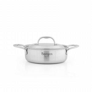 [한일스텐레스] 베르겐 통5중 인덕션겸용 전골냄비 18cm