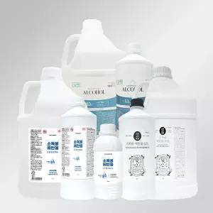 [더블유제약/삼현/정말싫다세균] 소독용 에탄올 83% 250ml 1L 4L 식물성 곡물발효 청소용 가정용 알코올 의약외품