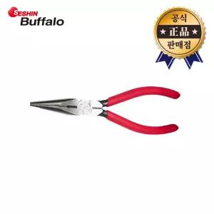 세신 롱노우즈 플라이어 160mm 롱로즈 라디오 펜치 뺀치 전기 배선 (108-0669)