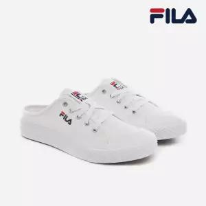 [공식] 휠라 클래식 킥스B 뮬 스니커즈 WHITE