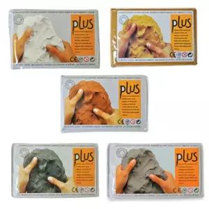 PLUS 칼라 찰흙 1kg/테라코타 도자기 점토/색상선택 영남상사