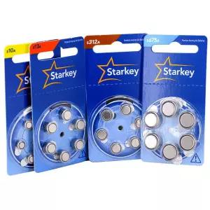 스타키 보청기 밧데리 1팩 6알 S10/S13/S312/S675 /배터리모음전/보청기건전지/보청기약