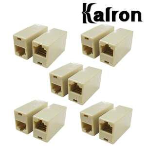 칼론 랜케이블 랜선 I형 연장 랜커플러 5개 연장 인터넷연결선 어댑터 연결 LAN포트 LAN커플러 일자형