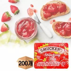 에이치에이유통 농심 스머커스 딸기잼 14g 200개입 포션