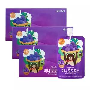 서울우유 아침에주스 미니 포도주스 100ml 30팩