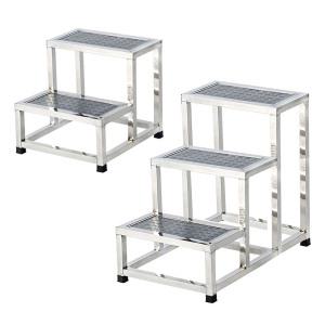 계단발판 안전발판 계단 스텐 발디딤대 1단 2단 3단 사다리 캠핑