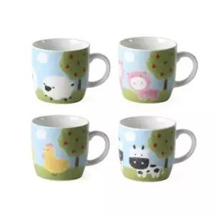 아트박스/모닝듀 로하스 동물 미니머그 4P