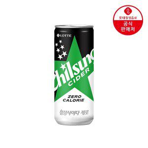 [롯데칠성][본사직영] 롯데 칠성사이다 제로 250ml x 30캔