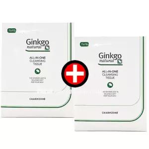 1+1 참존 징코 내츄럴 올인원 클린싱 티슈 리필110매