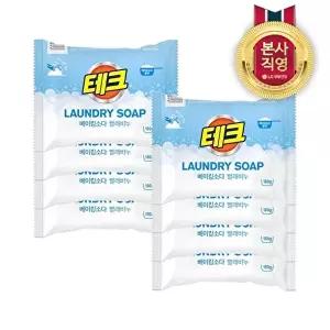 [LG생활건강]테크 베이킹소다 빨래비누 180G x 8개