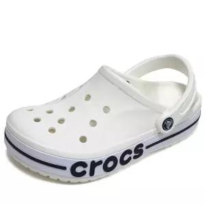 바야밴드 남성 여성 공용 클로그 샌들 슬리퍼 화이트 네이비 205089-126