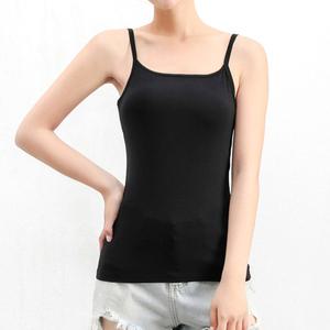 여성끈나시 여름 나시티 민소매 이너나시 화이트 블랙