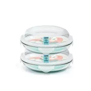 [신세계라이브쇼핑]글라스락 온더테이블 원형 800ml 2조 세트