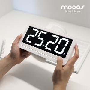 [무아스] 빅플러스 20cm LED 충전식 타이머 요리 공부 수험생 디지털