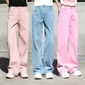 동대문스타일 피그먼트 워싱 와이드 팬츠 2단 기장 빅사이즈 여성 봄 가을바지 NH7001_9