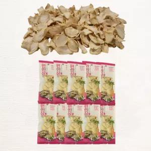 국내산 편인삼 10개 건삼 절편 인삼차 꿀점임 청 즙 재료 말린 건조 썰은 슬라이스