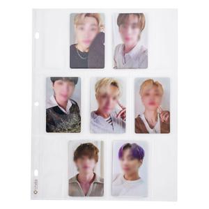 [A4모음] 하이하바 3공 바인더 속지 40종 D링 앨범 무지타입 커버포켓 포카 엽서