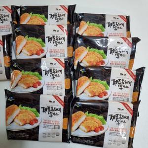 [베지근한식탁]청정 제주 흑돼지 튀김 통 돈가스(10개)