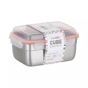 스텐락 밀폐용기 큐브, 직사각, 6-2호, 2000ml